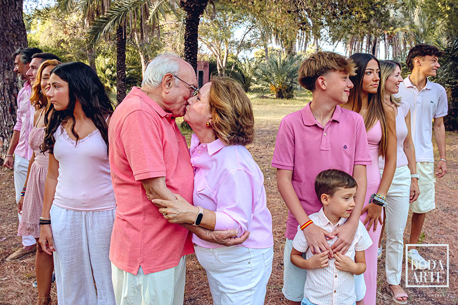 Sesión exteriores en familia